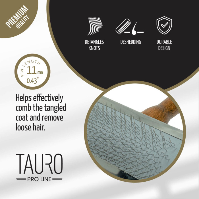 TAURO PRO LINE Brush with metal rim 