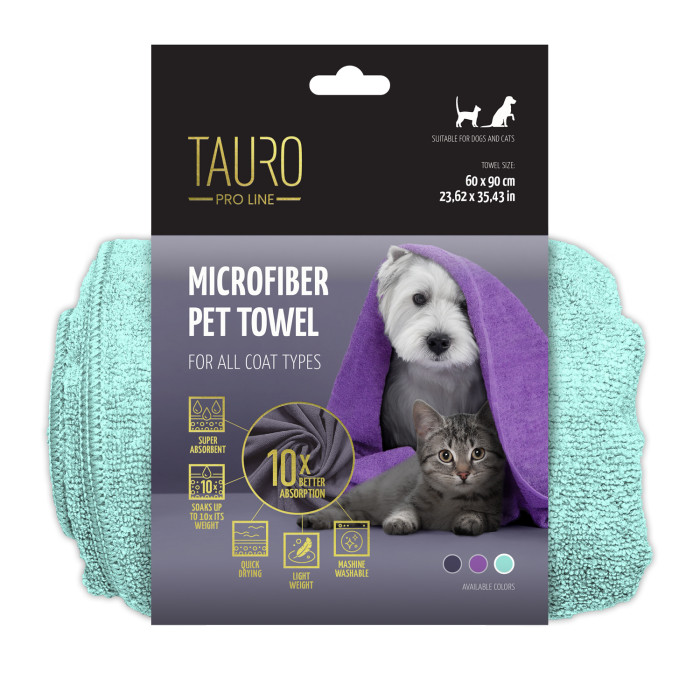 TAURO PRO LINE microfiber towel for pets 