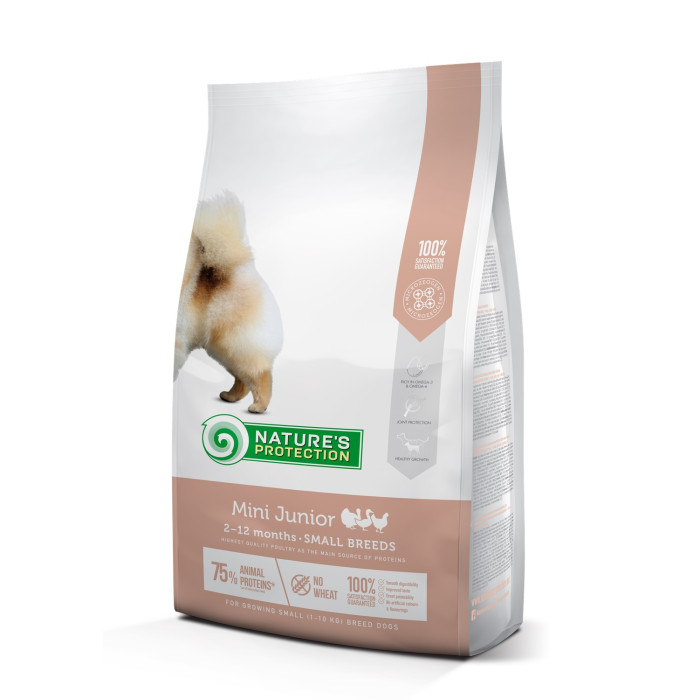 NATURE'S PROTECTION dry food for junior small breed dogs with poultry 