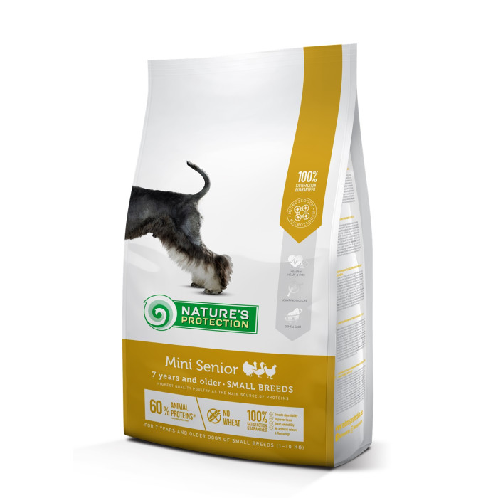 NATURE'S PROTECTION dry food for senior dogs of small breeds with poultry 