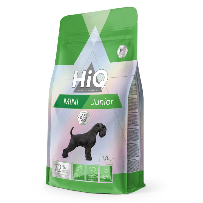 HIQ dry food for junior small breed dogs with poultry 