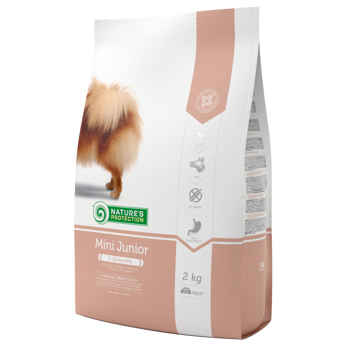 NATURE'S PROTECTION dry food for junior small breed dogs with poultry 