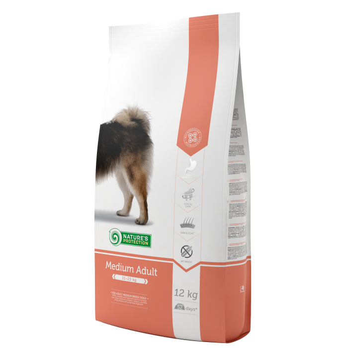 NATURE'S PROTECTION dry food for adult medium breed dogs with poultry 