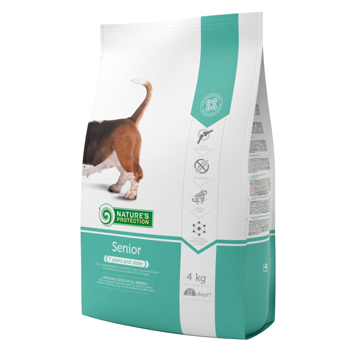 NATURE'S PROTECTION dry food for senior dogs of all breeds with poultry 