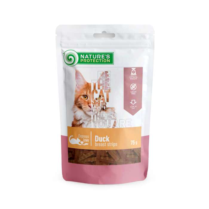 NATURE'S PROTECTION snack for cats duck breast meat 