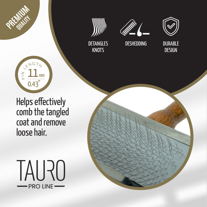 TAURO PRO LINE Brush with metal rim 