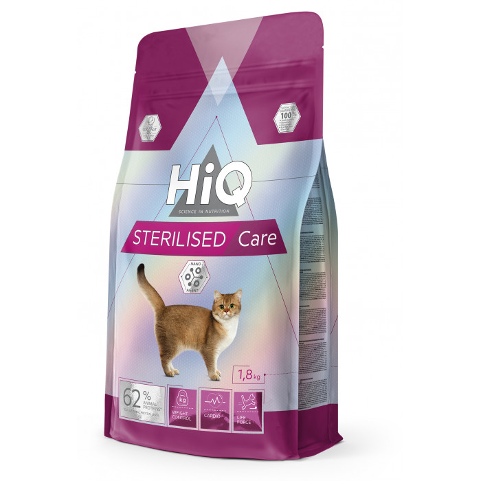 HIQ dry food for adult cats after sterilization  