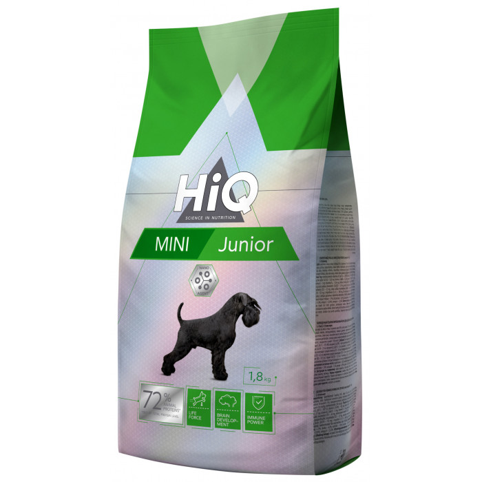 HIQ dry food for junior small breed dogs with poultry 