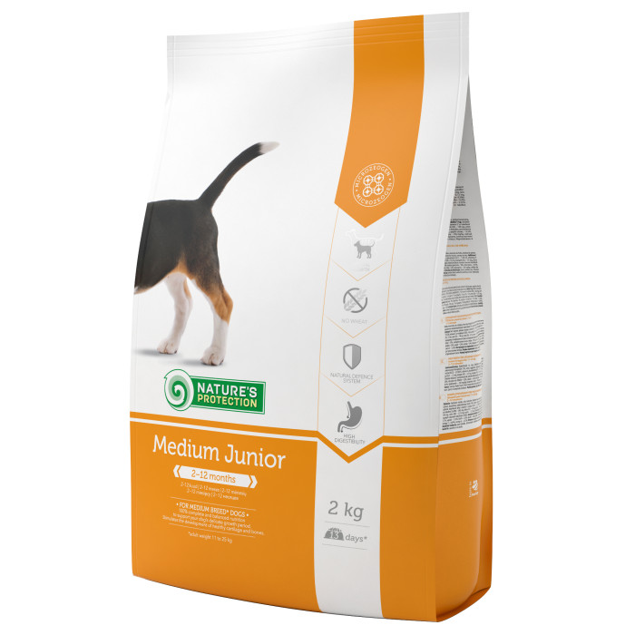 NATURE'S PROTECTION dry food for junior all breed dogs with poultry 