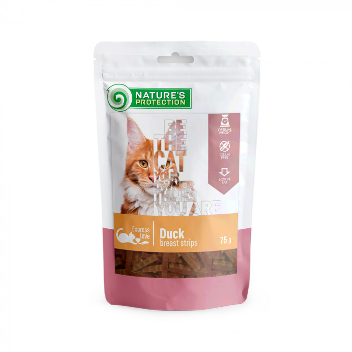 NATURE'S PROTECTION snack for cats duck breast meat 