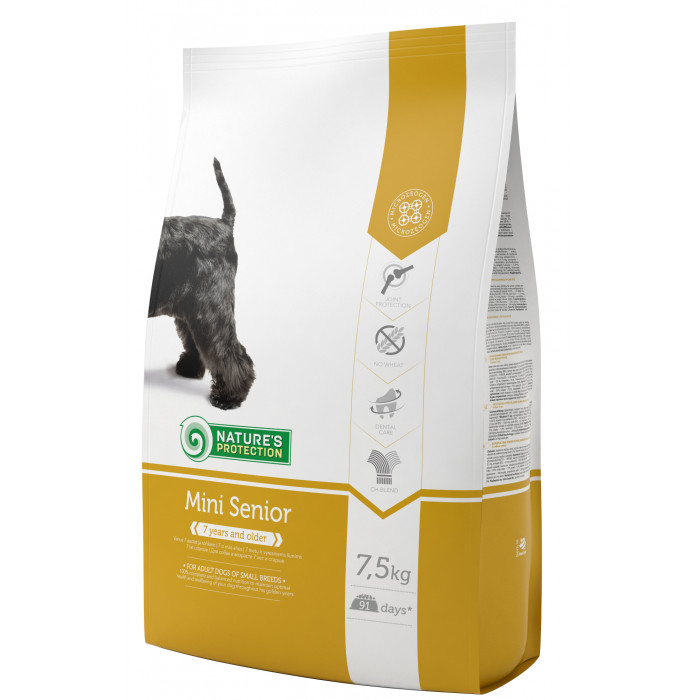 NATURE'S PROTECTION dry food for senior dogs of small breeds with poultry 