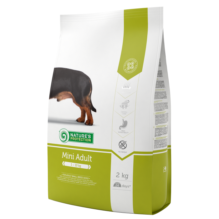 NATURE'S PROTECTION dry food for adult small breed dogs with poultry and krill 