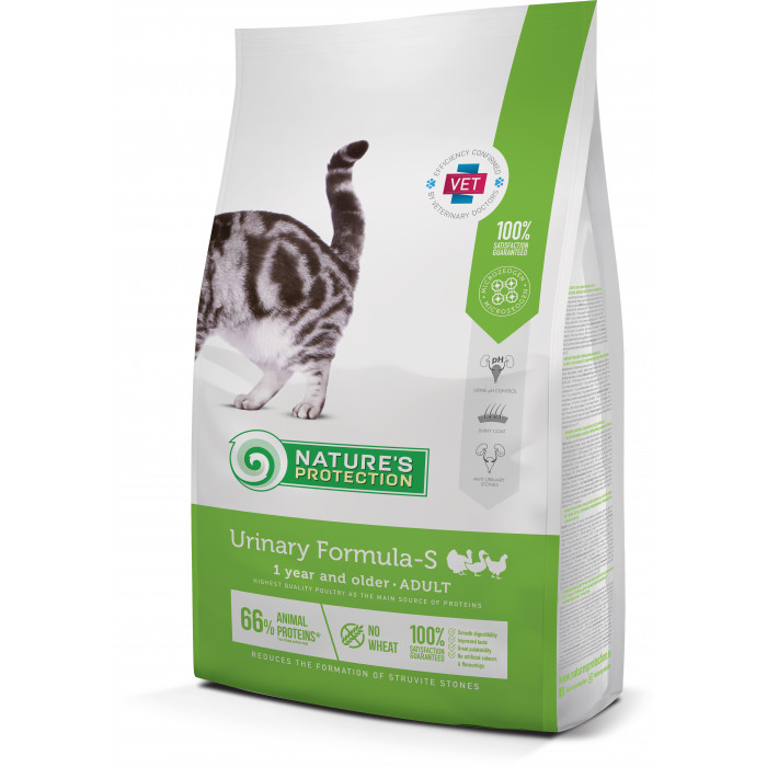 NATURE'S PROTECTION dry dietetic food for adult cats with poultry 