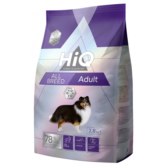 HIQ All Breed Adult, dry food for adult all breed dogs 