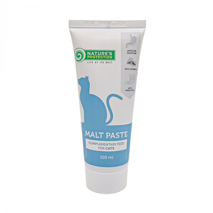 NATURE'S PROTECTION Malt paste, paste for cats  promoting hair removal, 