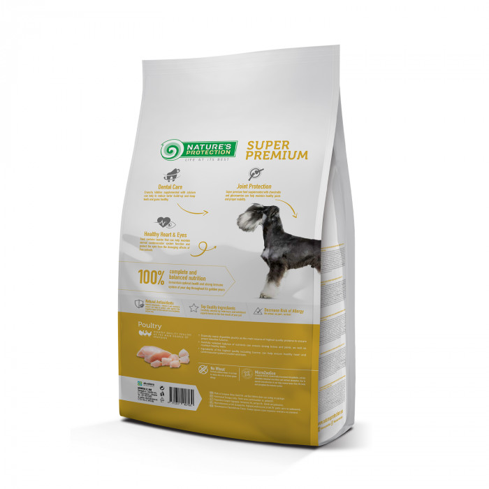 NATURE'S PROTECTION dry food for senior dogs of small breeds with poultry 