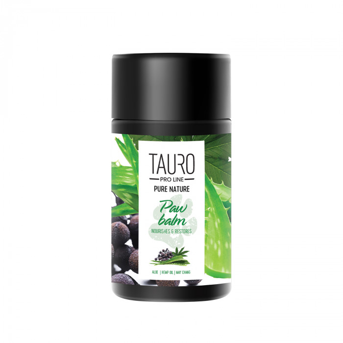 TAURO PRO LINE Pure Nature Paw Balm Nourishes&Restores, maitinantis ir atkuriantis šunų ir kačių pėdučių balzamas 