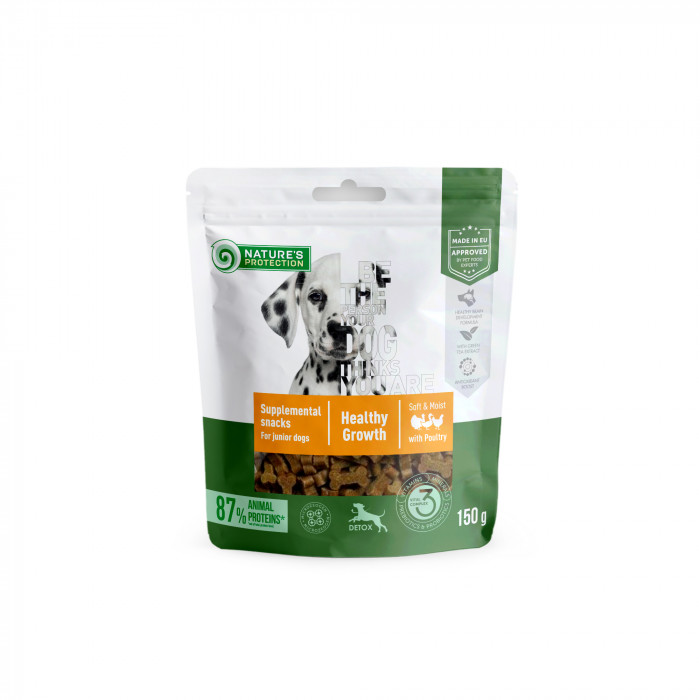 NATURE'S PROTECTION complementary feed - snacks for junior dogs of all breeds with poultry 