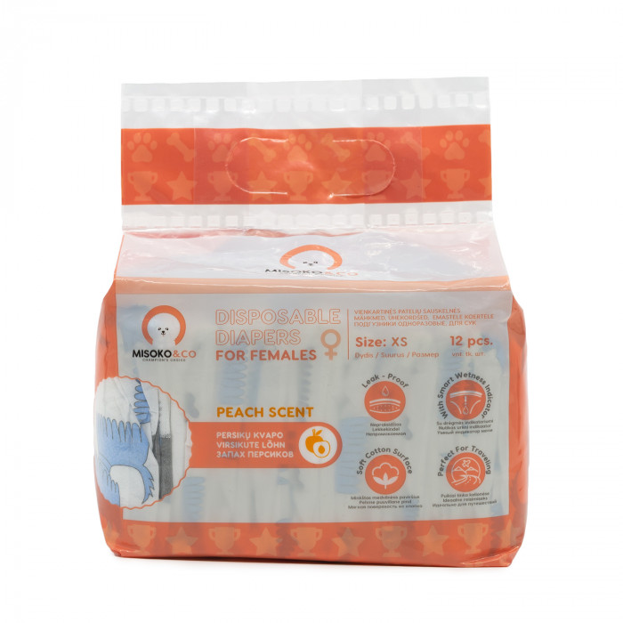 MISOKO disposable diapers for female dogs 