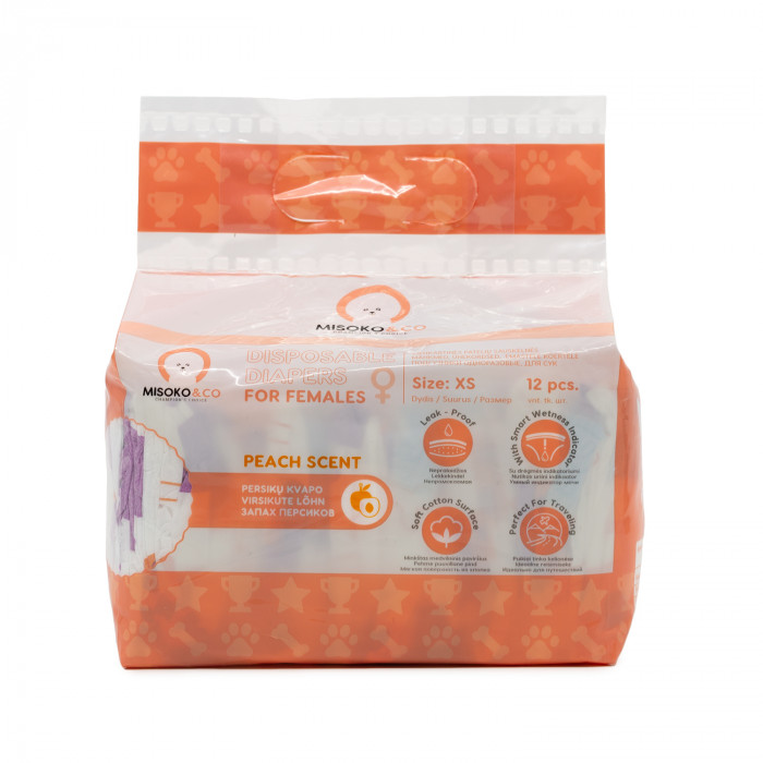 MISOKO disposable diapers for female dogs 