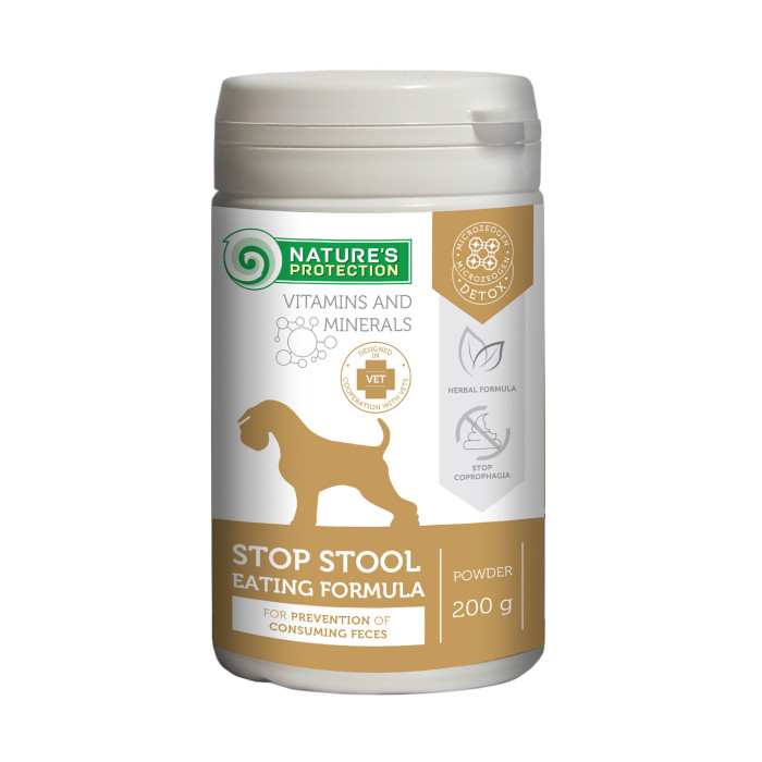 NATURE'S PROTECTION complementary feed for adult dogs for prevention of consuming feces 