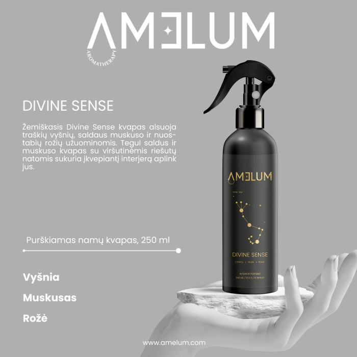 AMELUM Divine Sense purškiamas namų kvapas 