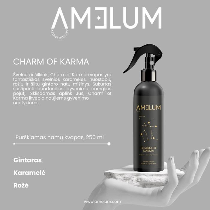 AMELUM Charm of Karma purškiamas namų kvapas 