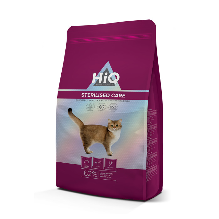 HIQ dry food for adult cats after sterilization  