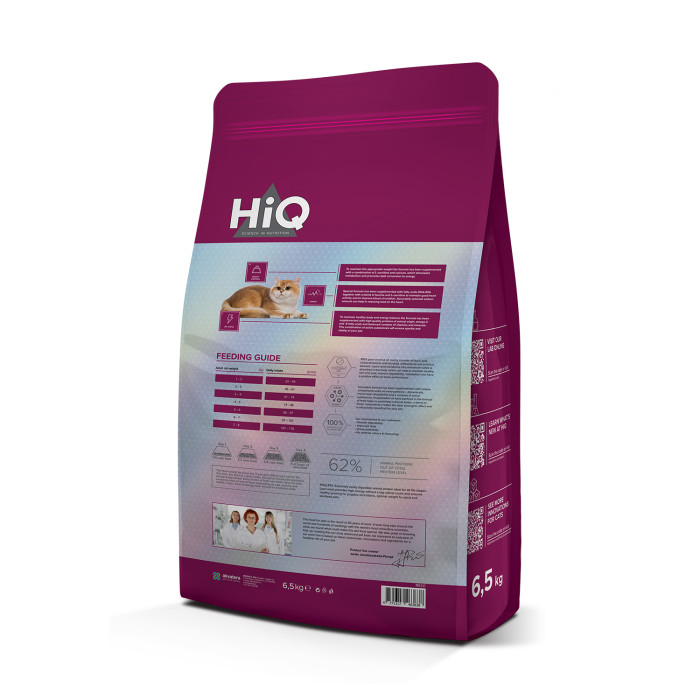 HIQ dry food for adult cats after sterilization  