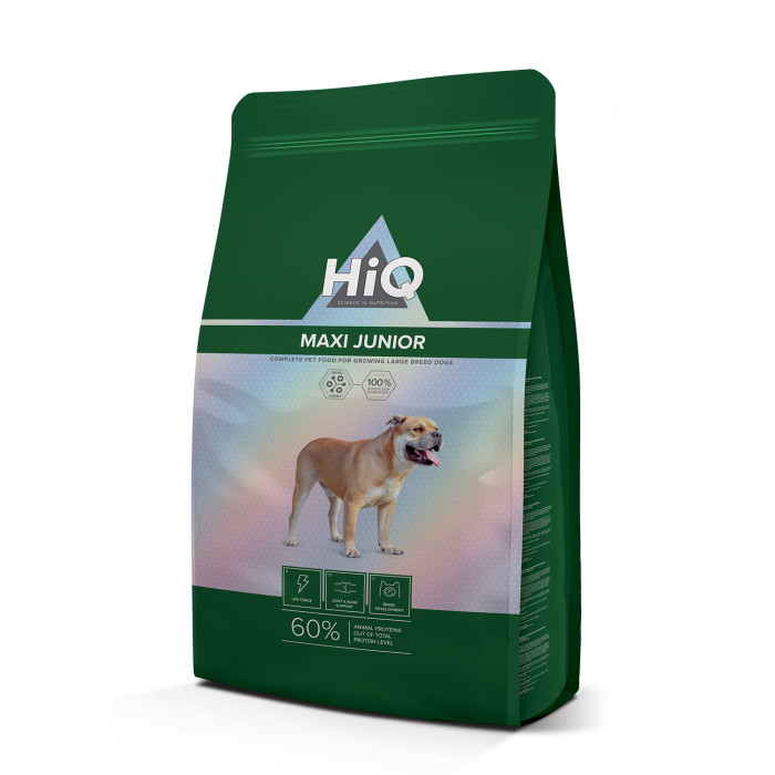 HIQ dry food for junior large breed dogs with poultry 