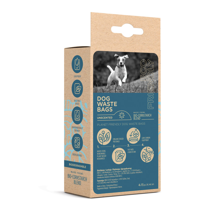 HIPPIE PET Biodegradable waste bags for dogs 