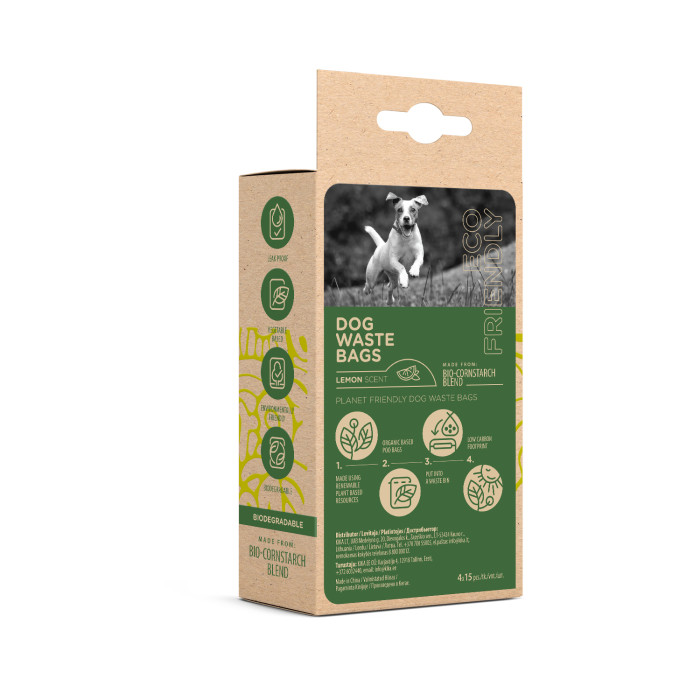 HIPPIE PET Biodegradable waste bags for dogs 