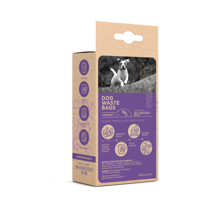 HIPPIE PET Biodegradable waste bags for dogs 