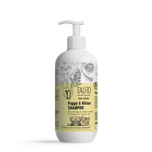 TAURO PRO LINE Pure Nature Delicate Puppy & Kitten, деликатный шампунь для шерсти щенков и котят 400 мл