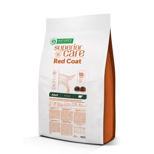 NATURE'S PROTECTION SUPERIOR CARE suaugusių, visų veislių raudonkailių šunų sausas begrūdis pašaras su ėriena 10 kg