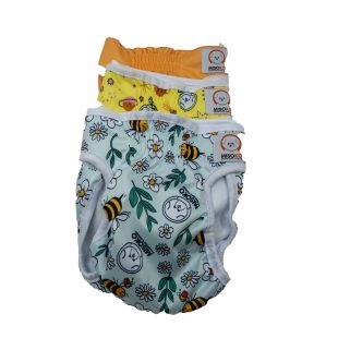 MISOKO reusable diapers set for female dogs, Sweet Dream size S