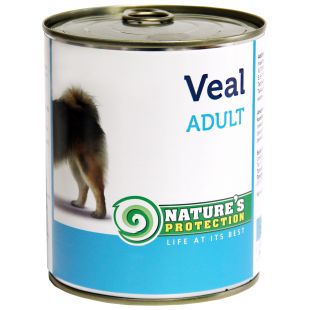 NATURE'S PROTECTION canned pet food for adult dogs with veal 800 g