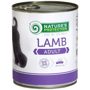 NATURE'S PROTECTION Dog Adult Lamb Konservuotas pašaras šunims 800 g