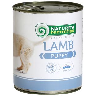 NATURE'S PROTECTION Puppy Lamb Konservuotas pašaras šunims 800 g