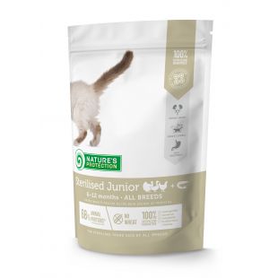 NATURE'S PROTECTION SUPERIOR CARE dry food for young cats after sterilisation with poultry and krill 400 g