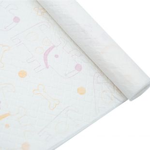 MISOKO dogs disposable pad with puppys and bones, peach scent, 45 x 60 cm, 10 pcs.