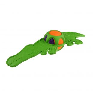 MISOKO toy for dogs CROCODILE, green, rubber, 42x8x8 cm