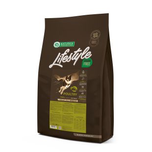 NATURE'S PROTECTION LIFESTYLE suaugusių visų veislių šunų sausas begrūdis pašaras su paukštiena 10 kg