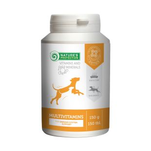 NATURE'S PROTECTION suaugusių šunų pašaro papildas imuninės sistemos palaikymui 150 g