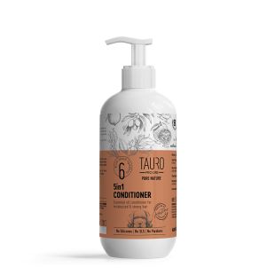 TAURO PRO LINE Pure Nature 5in1 šunų ir kačių kailį drėkinantis kondicionierius 400 ml