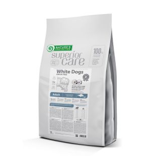 NATURE'S PROTECTION SUPERIOR CARE begrūdis baltakailių šunų sausas pašaras didelių veislių šunims	 10 kg